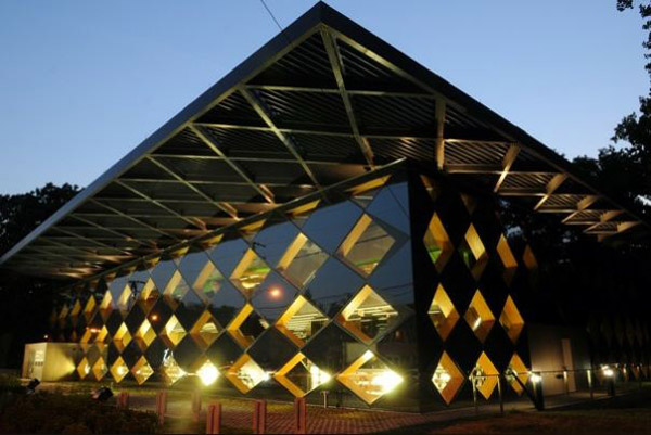 Francis Gregory Library, David Adjaye Architects, geometric facade, library design
