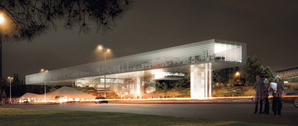National Library of Israel, ODA Architecture, library design, public plaza, monolith architecture