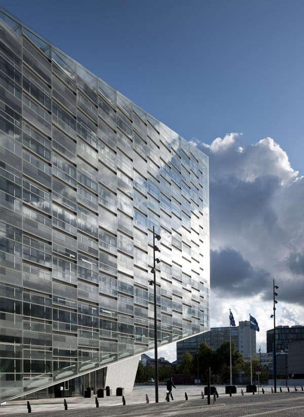 The Crystal Schmidt Hammer Lassen Architects, danish architecture, copenhagen architecture, office building, nykredit, glass facade, crystal architecture