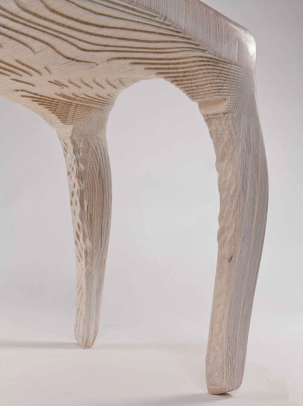 Exocarp Chair, Guillermo Bernal, chair design, biomimetic design, organic furniture