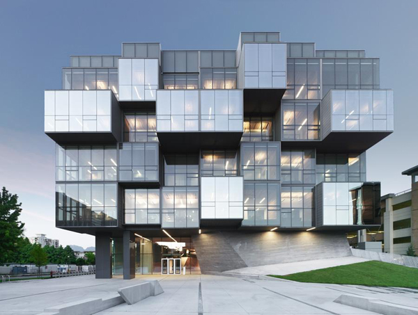 UBC Faculty of Pharmaceutical Sciences, Saucier Perrrotte Architectes, educational architecture, research center architecture, Vancouver architecture, university campus