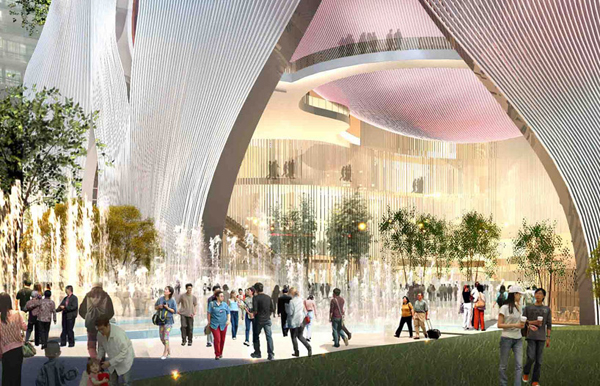 Bing Thom Architects, Xiqu Center, hong kong architecture, lantern, cultural center, traditional Tea House, auditorium architecture, multi-program building, chinese architecture