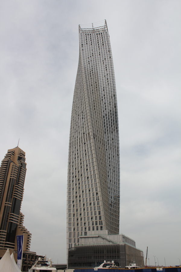 SOM, Skidmore, Owings & Merrill, Dubai, United Arab Emirates, high-rise, skyscraper, sustainable design, wind tunnel, landmark architecture, luxury design