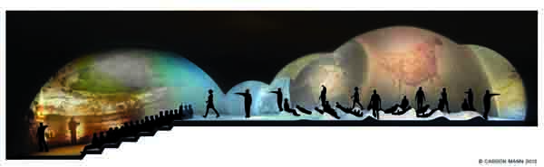 Casson Mann, Duncan Lewis, Snøhetta, Lascaux IV, France, Cave Painting Center, international competition, historic paintings, contextual design, winning entry