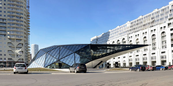 McDonald’s, Batumi, Georgia, Giorgi Khmaladze, landmark building, green roof, green canopy, small footprint, efficient design