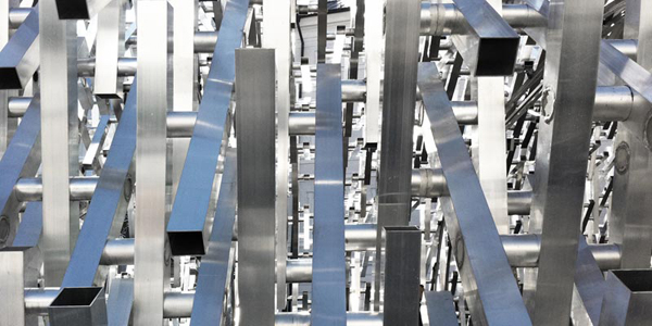 Temporary Art Pavilion, temporary structure, contemporary art, Salzburg, Austria, Austrian State of Salzburg, Soma Architecture, mass-like structure, aluminum, conglomerate, aggregation