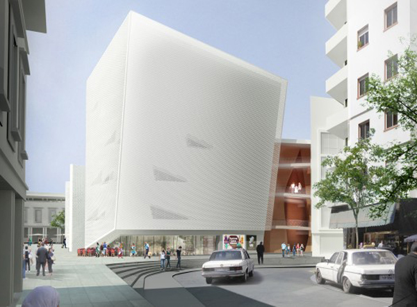 Casablanca, Christian Portzamparc, theater, architectural competition, first prize, natural ventilation, passive systems, CasArts