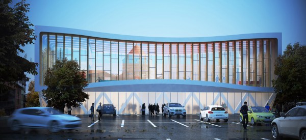 New Gymnasium at Yverdon-les-Bains: Juxtaposition of Contemporary and Historical Architecture