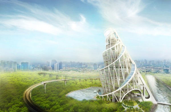 Envisioning a New Tatlin’s Tower at Ciliwung River in Jakarta