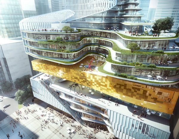 Chongqing Xinhua Bookstore Group Jiefangbei Book City Mixed-use Project, Chongqing, China, by Aedas_03