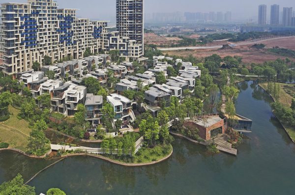 Engaging The Landscape With Organic Forms, JFAK Architects Creates New Model For Housing In Chengdu, China.