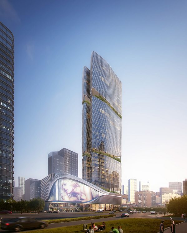 Aedas? New Commercial Complex In Shenzhen Reveals Chinese Bamboo Totem