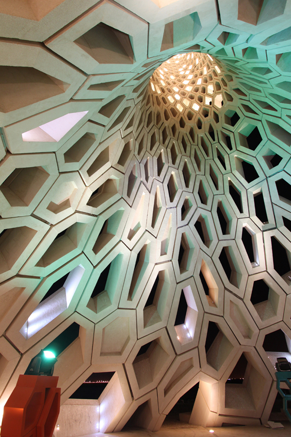 Contemporary Honeycomb Lighthouse / KAUST Breakwater Beacon for King Abdullah University - eVolo | Architecture Magazine