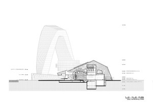 Coop Himmelb(l)au, Grand Theatre and International Culture & Art Center, Changsha, China, Changsha Meixi Lake, sustainable design, architecture of the spectacle, natural landscape, undulating structures