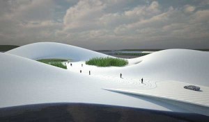 Pingtan Art Museum, Asia, MAD Architects, Comprehensive Experimental Zone, island, museum design, cultural facility, organic form, floating structure, concrete shell