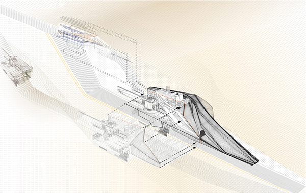 Hub, Miami, ridley scott, blade runner, Patrick soares, indira alam, Florida International University, Los Angeles, US, California, organic landscape, dystopic, Deleuze, Archigram, Plug-in City, Mat-Urbanism