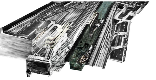 Hub, Miami, ridley scott, blade runner, Patrick soares, indira alam, Florida International University, Los Angeles, US, California, organic landscape, dystopic, Deleuze, Archigram, Plug-in City, Mat-Urbanism
