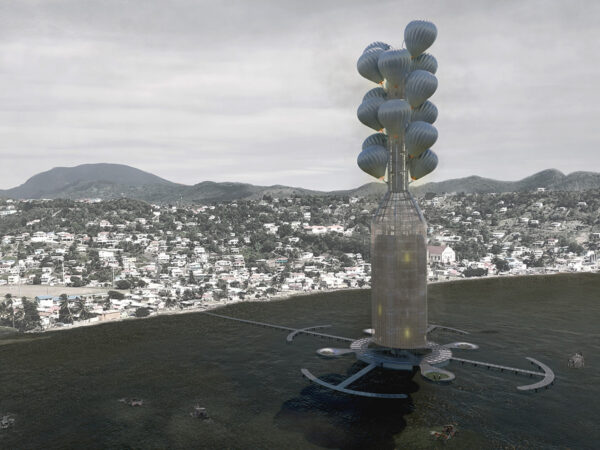 Bio-Balloon Tower: Generating Renewable Energy From An Invasive Plant