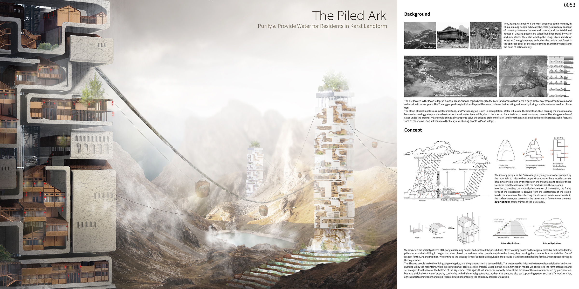 The Piled Ark: Water Purification Skyscraper - eVolo | Architecture Magazine