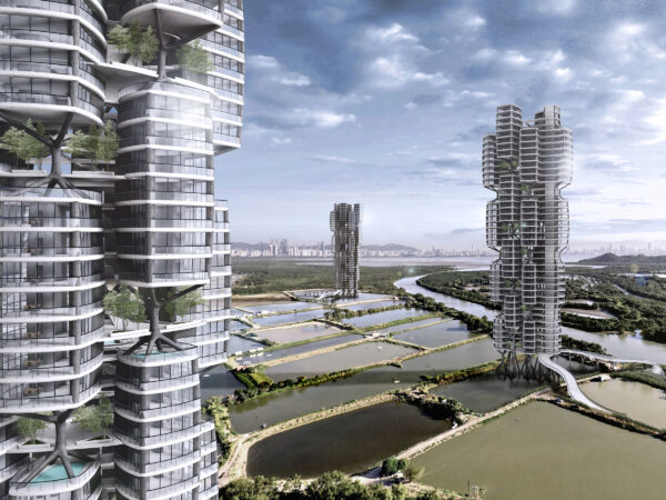 Tower Village: An Alternative High-rise Typology for Redeveloping Rural Villages